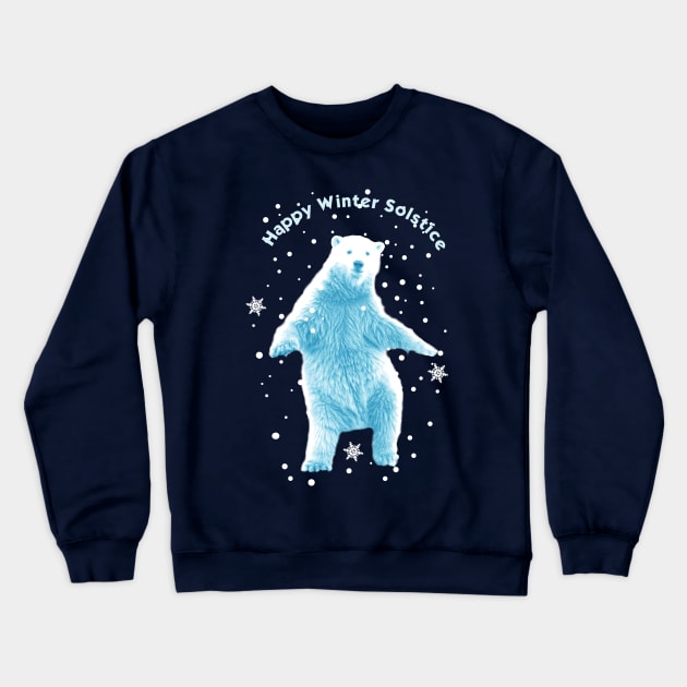 Happy Winter Solstice Crewneck Sweatshirt by emma17